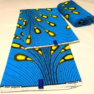 AFRICAN ANKARA FABRIC MATERIAL FOR CLOTH MAKING